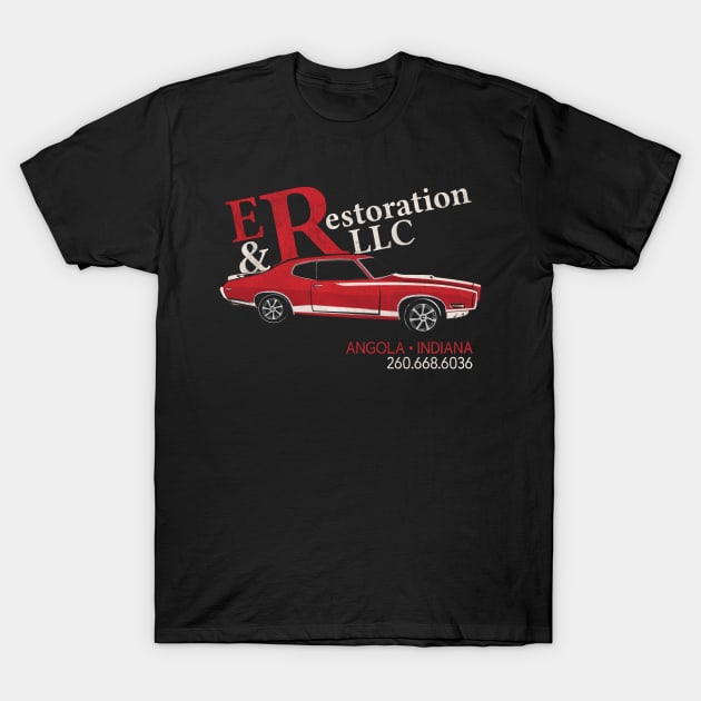 E & R Restoration T-Shirt by bettyjane88